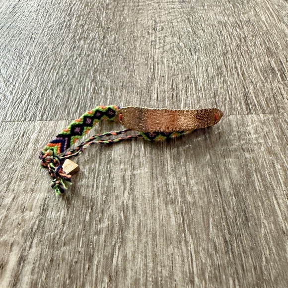 Lucy Folk Jewelry - LUCY FOLK Anchovy Friendship Bracelet Rose Gold